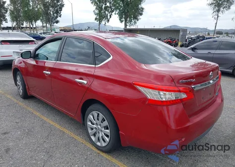 2014 Nissan Sentra Sv z USA, uszkodzony, nr VIN 3N1AB7AP6EL610985